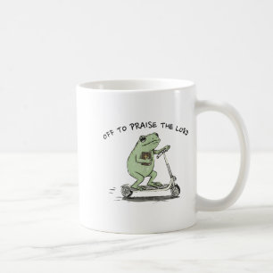 Off To Praise The Lord, Funny Christian  Coffee Mug
