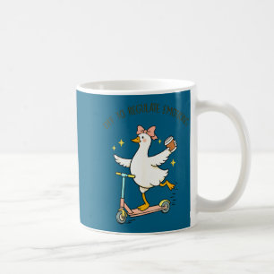 Off to regulate emotions goose funny mental health coffee mug