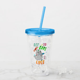 Off To Save Lives Acrylic Tumbler