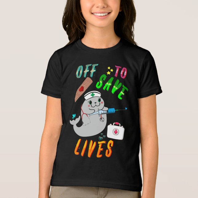 Off To Save Lives Tri-Blend Shirt (Front)