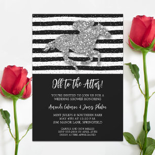Off to the Altar Derby Wedding Shower Invitation