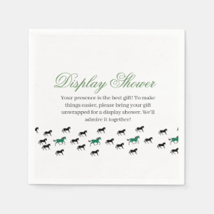 Off to the Altar Horse Racing Bridal Shower Napkin