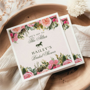 Off to the Altar Kentucky Derby Bridal Shower Napkin