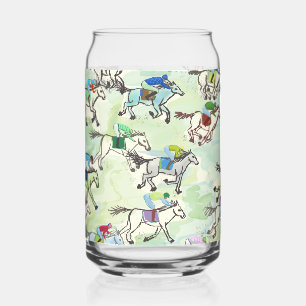 Off To The Races Drinkware Set Can Glass