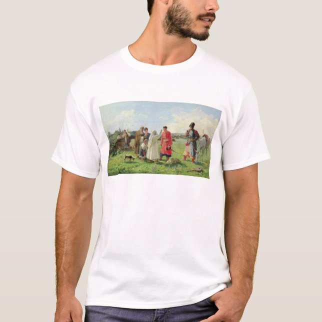 Off to the Zaporozhian Host, 1889 T-Shirt (Front)