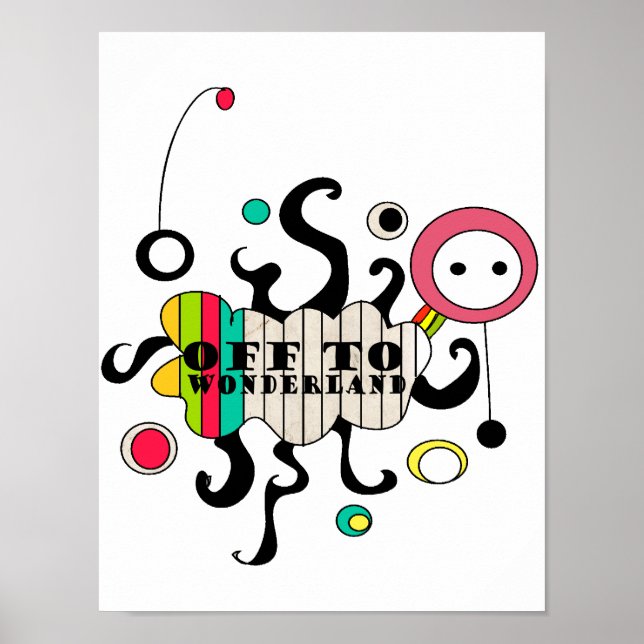 off to wonderland — print (Front)