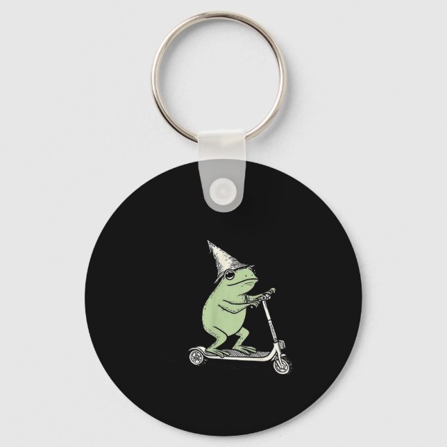 Off To Write Ieps - School Psychologist Iep Frog S Key Ring (Front)