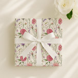 off white bg, Floral watercolor elegant event  Wrapping Paper<br><div class="desc">Floral watercolor elegant event Wrapping Paper.</div>