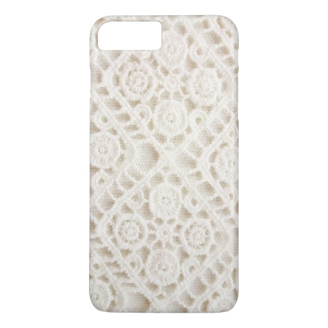 Off-white crochet lace Case-Mate iPhone case (Back)