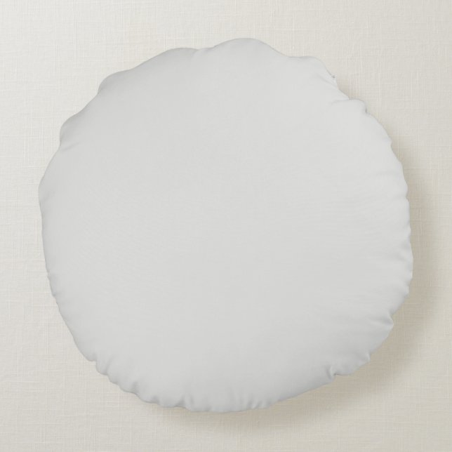 Off White Solid Colour Pairs Dulux 2022 Sloe Flowe Round Cushion (Back)