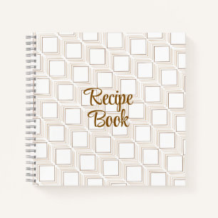 Off-white tumbling squares recipe book
