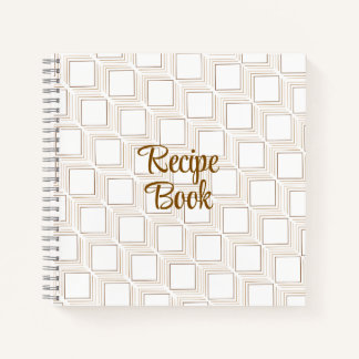 Off-white tumbling squares recipe book
