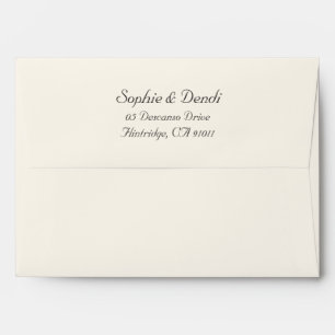 Off White Wedding Envelopes