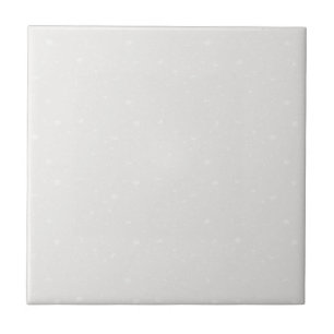 Off-White with White Moons Tile