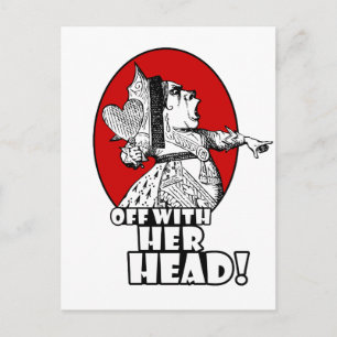 Off With Her Head Logo Postcard