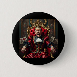 Off With Their Heads! -american Rabbit-hole 2025 6 Cm Round Badge
