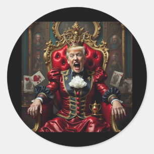 Off With Their Heads! -american Rabbit-hole 2025 Classic Round Sticker