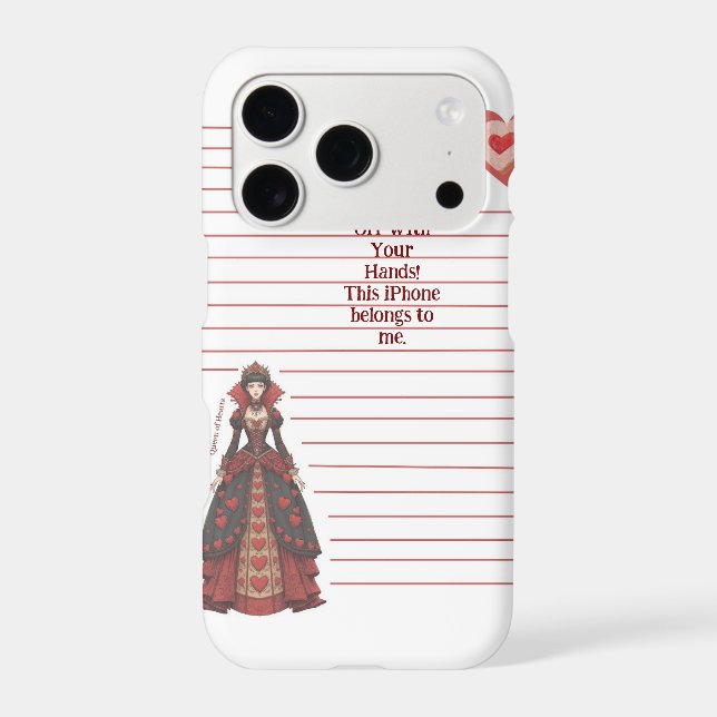 Off with your Hands! Queen of Hearts (Back)