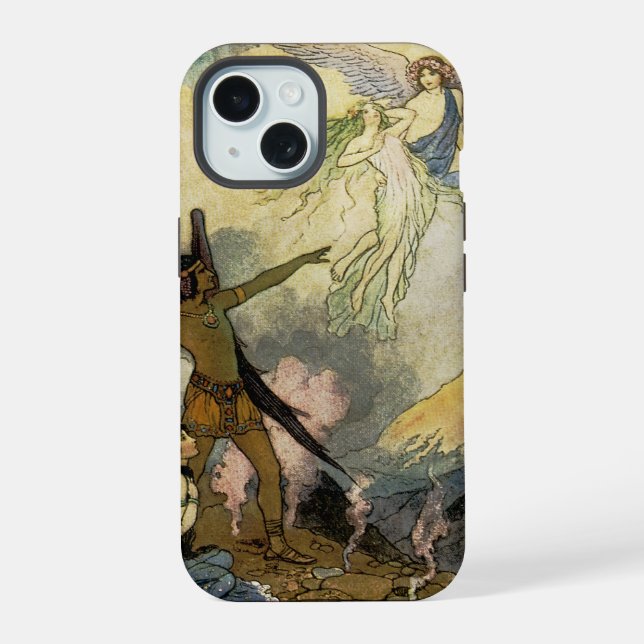Off, ye icy Spirits, Fly iPhone 15 Case (Back)