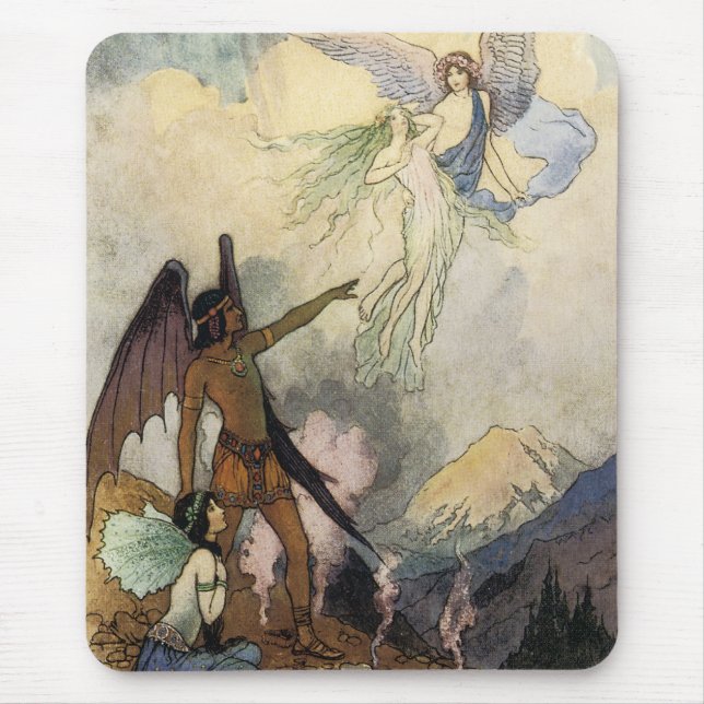 Off, ye icy Spirits, Fly Mouse Mat (Front)