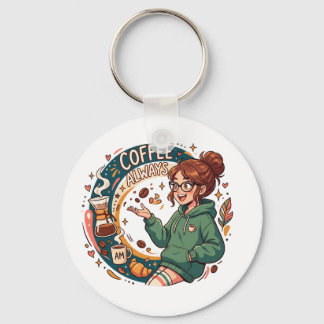 offee Halloween Vibes – Cosy Autumn Coffee Lover I Key Ring