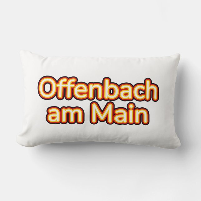 Offenbach am Main Deutschland Germany Lumbar Cushion (Front)
