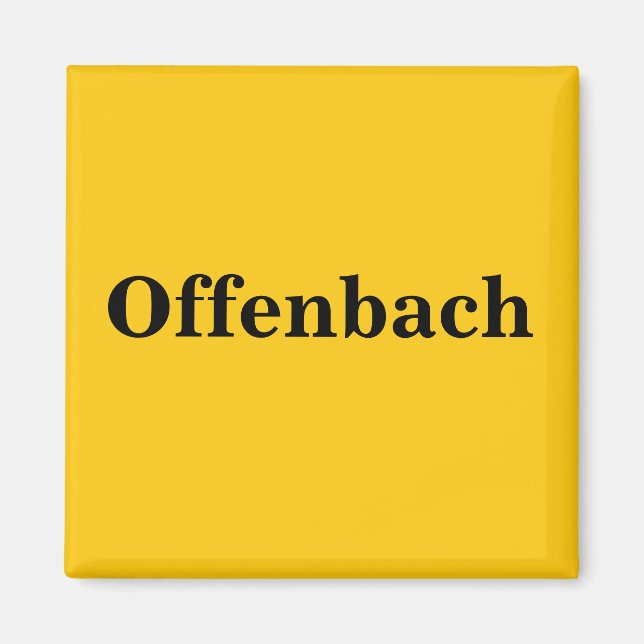 Offenbach Magnet Schild (Front)