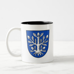 Offenbach Main flag city symbol germany town emble Two-Tone Coffee Mug