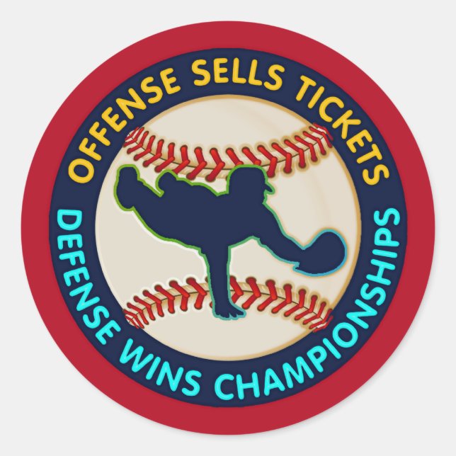 Offence Sells Tickets Classic Round Sticker (Front)
