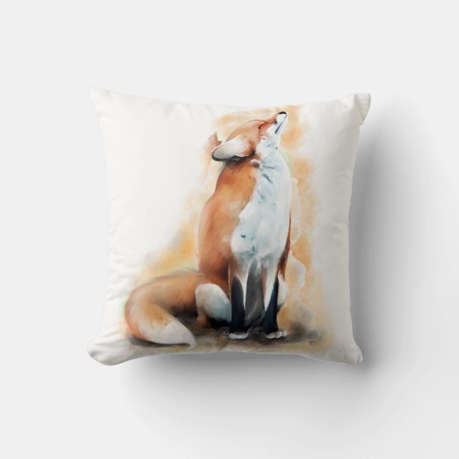 Offended fox. cushion (Front)