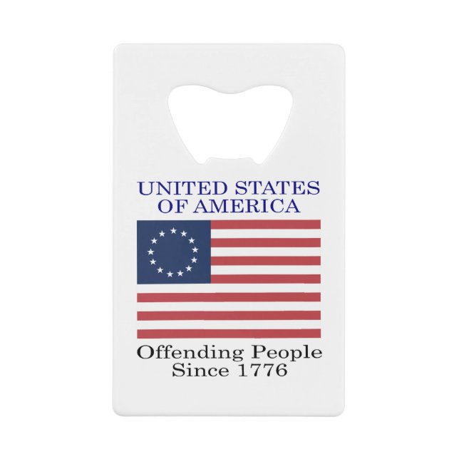 Offending people since 1776 (Front)