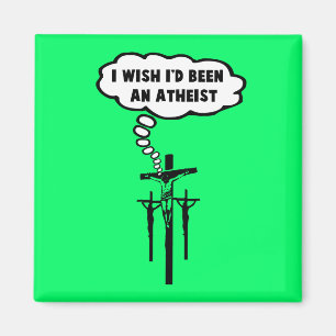 Offensive atheism magnet