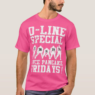 Offensive Line Football Lineman Funny  T-Shirt