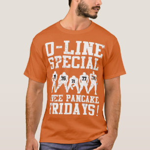 Offensive Line Football Lineman Funny  T-Shirt