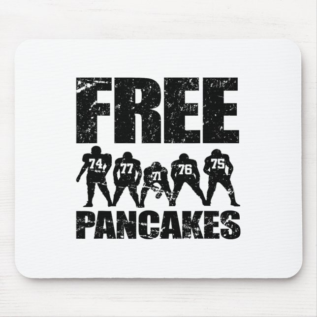Offensive Line Lineman Funny Footll  Mouse Mat (Front)