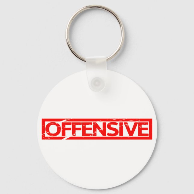 Offensive Stamp Key Ring (Front)