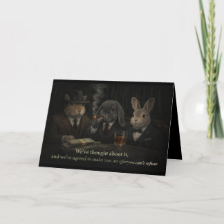 Offer you can't refuse thank you card