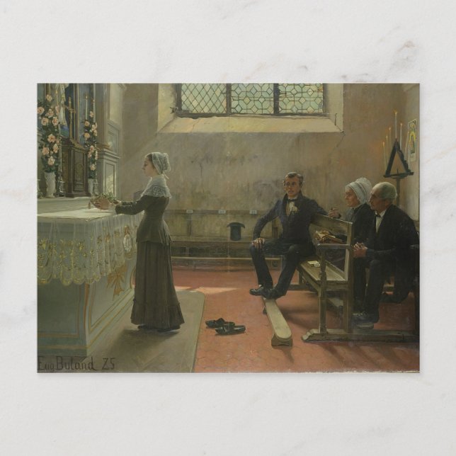 Offering to the Virgin the Day After the Postcard (Front)