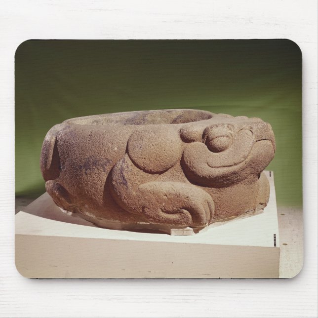 Offering vessel in the form of a giant toad, mouse mat (Front)