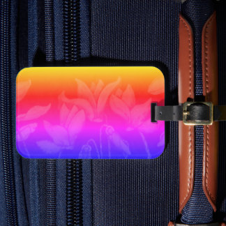 Offerings from my original floral paintings   lugg luggage tag