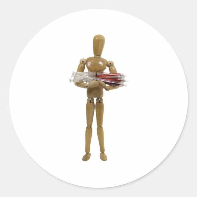 OfferingVaccines091809 Classic Round Sticker (Front)