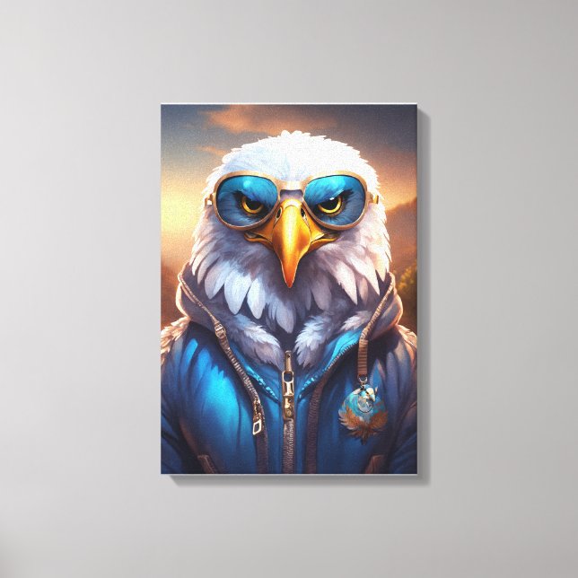 Offers a variety of crystal eagle awards canvas print (Front)