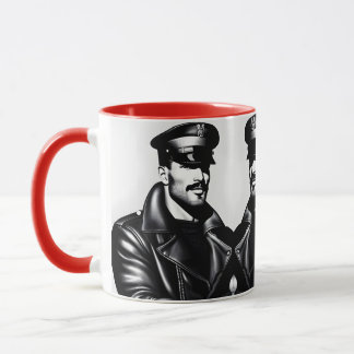 Offical Iconic LGBTQ Gay Leather Daddy Biker Art  Mug