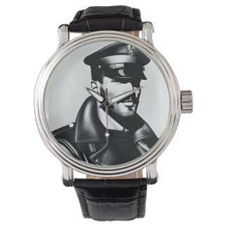 Offical Iconic LGBTQ Gay Leather Daddy Biker Art Watch