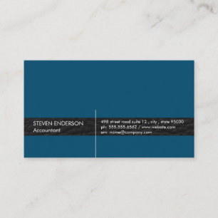 Office Accountant / Leather Trim Business Card