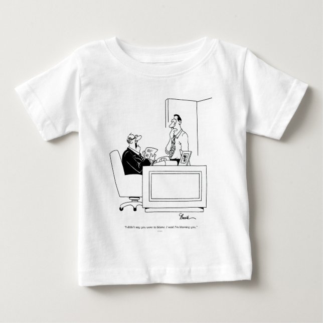 Office Blame Baby T-Shirt (Front)