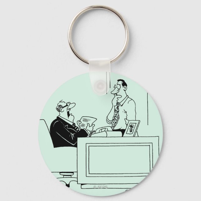 Office Blame Key Ring (Front)