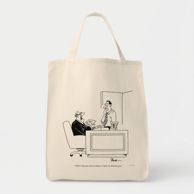 Office Blame Tote Bag (Front)