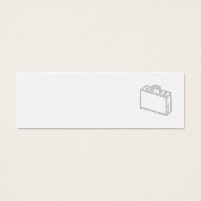 Office Briefcase or Travellers Suitcase. Sketch. (Front)