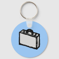 Office Briefcase or Travellers Suitcase. Sketch.